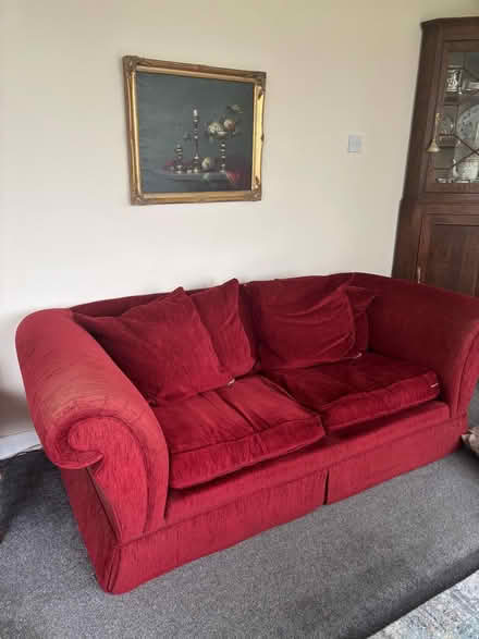 Photo of free Two chenille sofas, 3 seater and 2 seater (Scholes LS15) #3