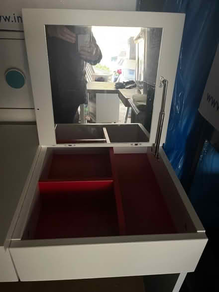 Photo of free White wooden desk (Fairfield Park) #3
