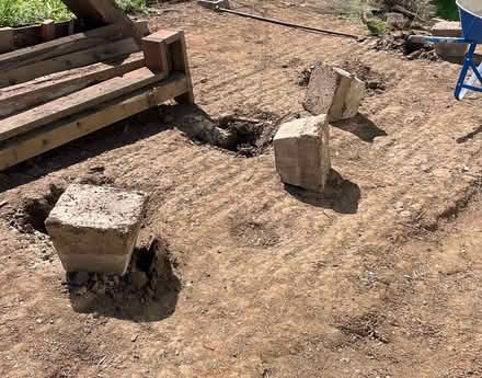 Photo of free used concrete piers (El Camino/shoreline/Miramonte) #1