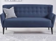 Photo of free LAST CALL - Blue sofa (W1W 5NU) (Fitzrovia W1W) #1