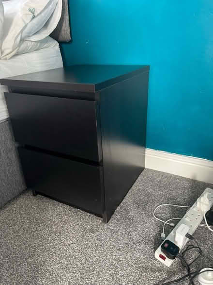 Photo of free Black set of 2 drawers (SK15) #3