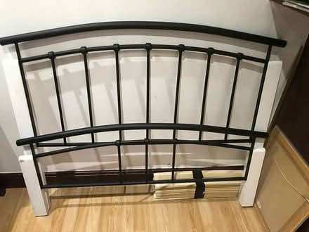 Photo of free Small(queen) sized bed frame (Newton Reigny CA11) #1