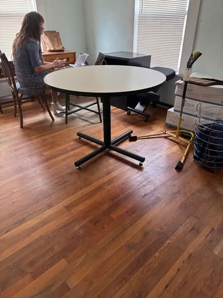 Photo of free 42” Round conference table (Montrose/Museum District) #1