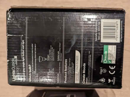 Photo of free 3 x outdoor wall lights (Kenpshott RG22) #3