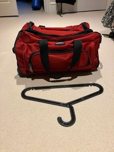 Photo of free Small Red Wheelie Bag (Maida Vale W9) #1