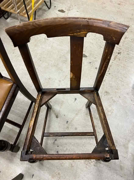 Photo of free 3 solid wooden chairs (KT9) #3