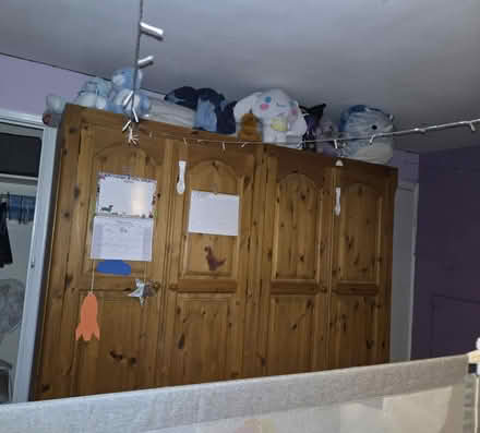 Photo of free large double wooden wardrobe (TN12 east peckham) #1