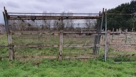 Photo of free 6 used heras panels (Street on the Fosse BA4) #1