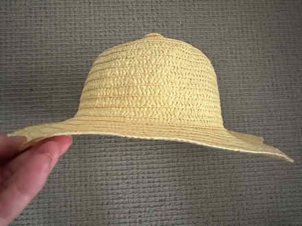 Photo of free Yellow straw hat - Easter bonnet? (GU51) #1