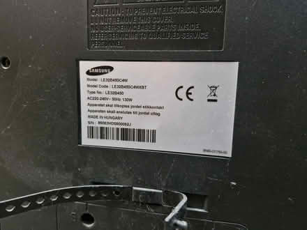 Photo of free Large Samsung lcd tv (WR5) #3