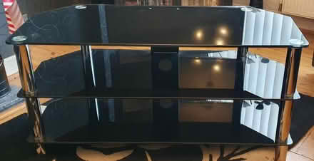 Photo of free Glass TV stand/cabinet (Croydon, Shirley) #1