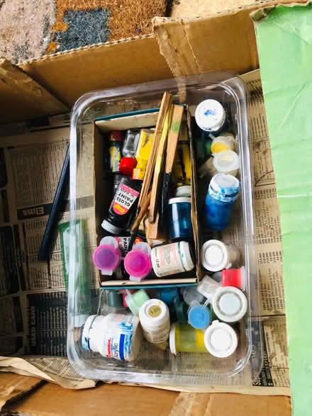 Photo of free Assorted pots of craft paints (By Oakleigh Park station EN4) #3