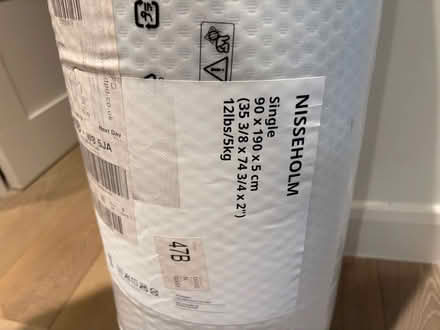 Photo of free Mattress topper single (Kensington W8) #2