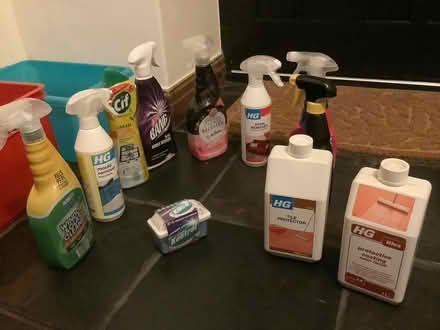 Photo of free Various Used Cleaning Products (Upper Denby HD8) #1