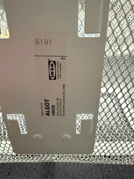 Photo of free Ikea wire baskets and wall rail (Bedford) #2