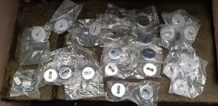 Photo of free Polished chrome keyhole covers (SE15) #1
