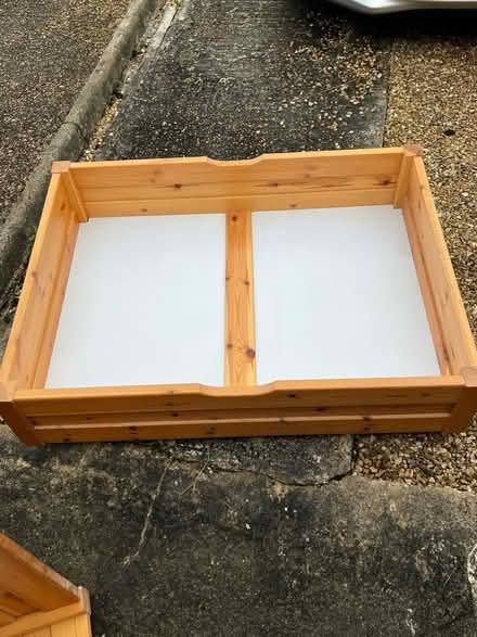 Photo of free 2 pine under-bed storage drawers (Seaford BN25) #2