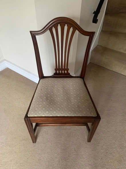 Photo of free 3 vintage dining chairs (Fairfield Park BA1) #1