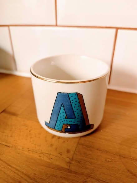 Photo of free Letter A personalised cup (Leytonstone) #1