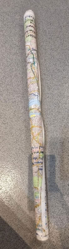 Photo of free Large laminated map of London (Homerton E9) #1