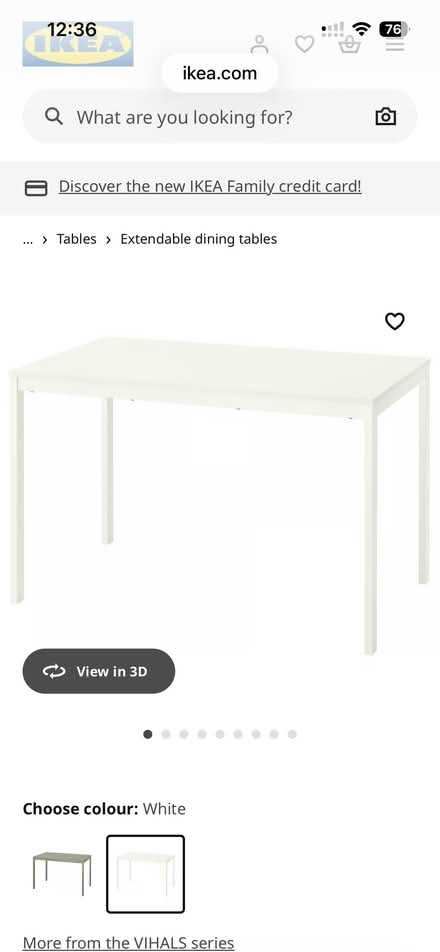 Photo of free IKEA extendable table (Lewisham SE4) #1