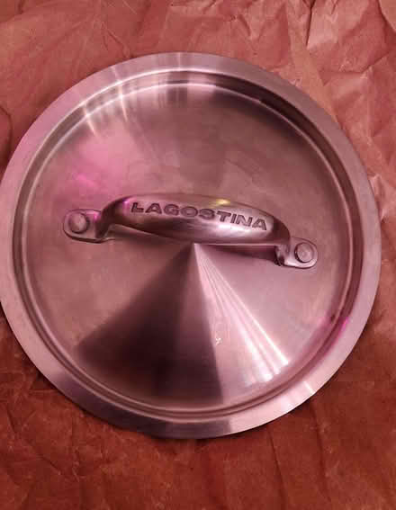 Photo of free Lagostina stainless steel pot lid (Danforth and Greenwood) #1