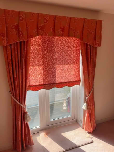 Photo of free Curtains, pelmet, throw & cushions (Cardiff) #2