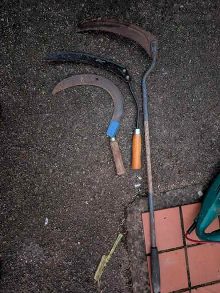 Photo of free 3 garden sickles (Worcester WR5) #1