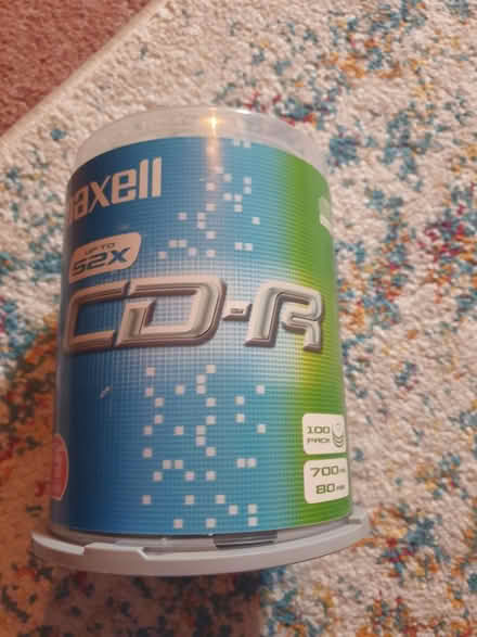 Photo of free new box of blank cd-r discs (Woodside WD25) #1