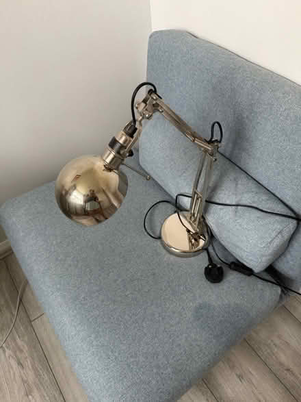 Photo of free Lamp table silver Ikea (Highlands village N21) #1