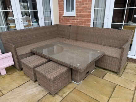 Photo of free Garden furniture set with table and cushions (Boxted CO4) #1
