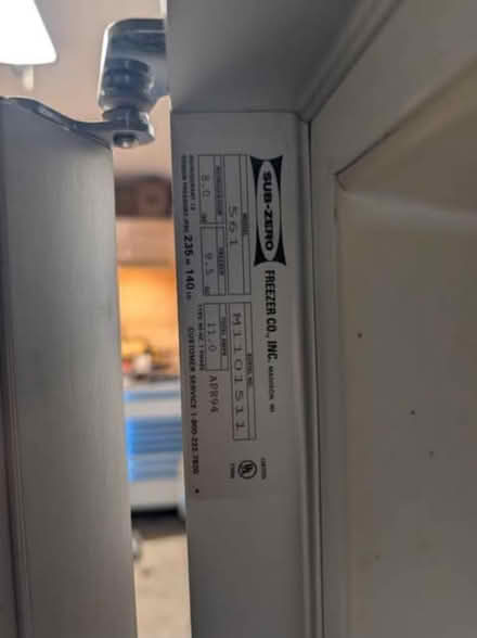 Photo of free Sub-zero fridge (West central Columbia) #3
