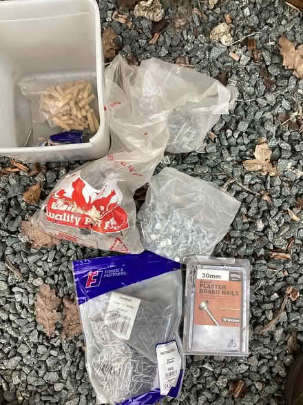 Photo of free Various nails, staples and dowels (Market Drayton.) #1