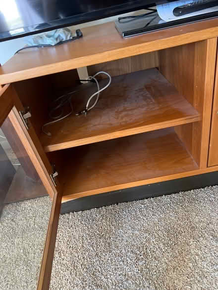 Photo of free Teak entertainment unit (La Cañada) #2