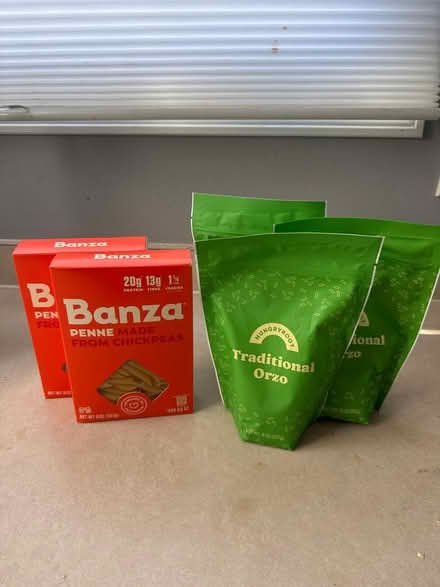 Photo of free 3 orzo 2 banza pasta (Corktown Detroit) #1