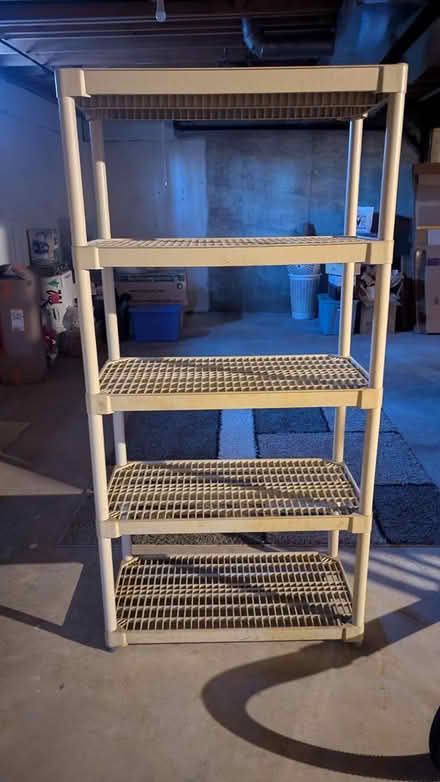Photo of free 5 shelf storage unit (Raritan Township/Ringoes) #1