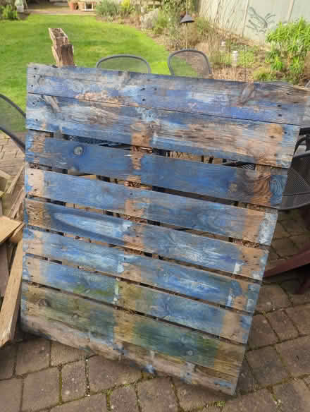 Photo of free 2 wooden pallets (100*120cm) (Egham TW20) #1