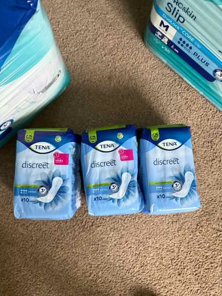 Photo of free incontinence pads (worcester park KT4) #4