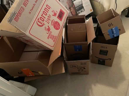 Photo of free 10 boxes of different sizes (West Plano) #1