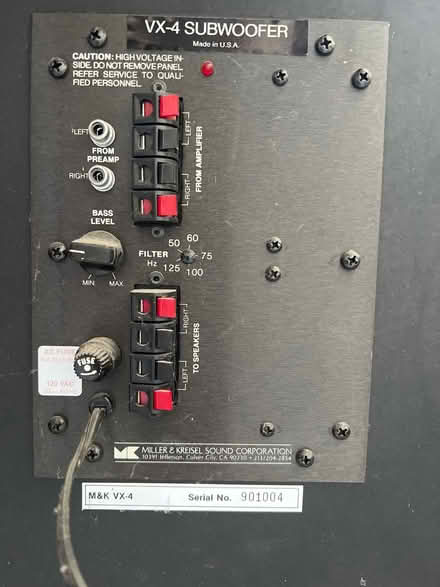 Photo of free Speakers (2) and subwoofer (La Cañada) #4