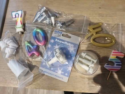 Photo of free Candles/icing nozzles (GU27 Fernhurst) #1