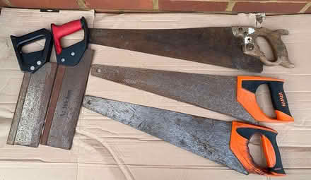Photo of free 5 rusty saws (Cheshunt EN7) #1