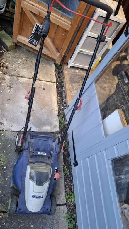 Photo of free Spear & Jackson cordless Lawnmower (Loughborough) #1