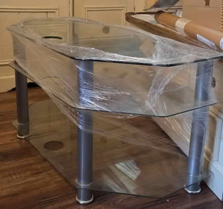 Photo of free Glass TV stand (Raunds NN9) #1