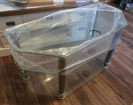 Photo of free Glass TV stand (Raunds NN9) #2