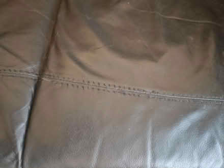 Photo of free Leather sofa, black Italian leather (Shooters hill SE18) #3