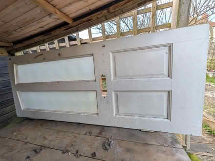 Photo of free Solid wood part glazed front door (Prince William Court CB4) #2