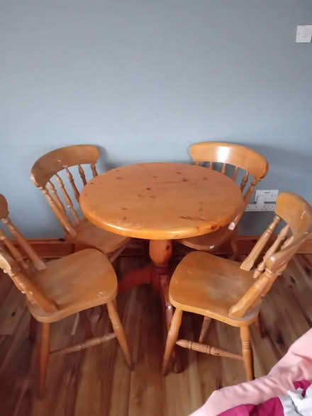 Photo of free Table and four chairs (Leicester LE4) #1