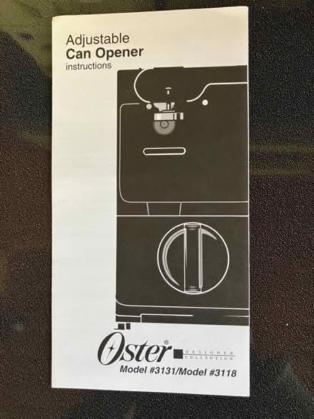 Photo of free Oster adjustable height Can Opener (Kintnersville PA - Upper Bucks) #3