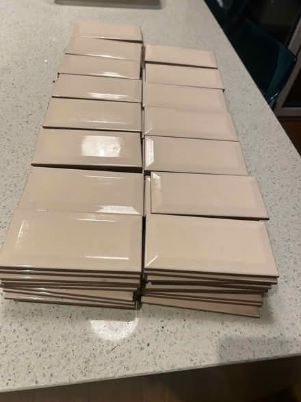 Photo of free 150 x Cream Tiles bevel edged (Hurstpierpoint BN6) #3